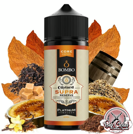 Aroma Custard Supra Reserve 20ml (Longfill) – Platinum Tobaccos by Bombo Core Edition